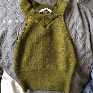 Sweater Tank Crop Top